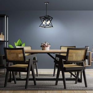 Katalyst 60 - Watt 4 - Light Matte Black Modern Adjustable CCT and 3 - Light Modes Integrated LED Pendant Light - Stu's Home Improvement Outlet