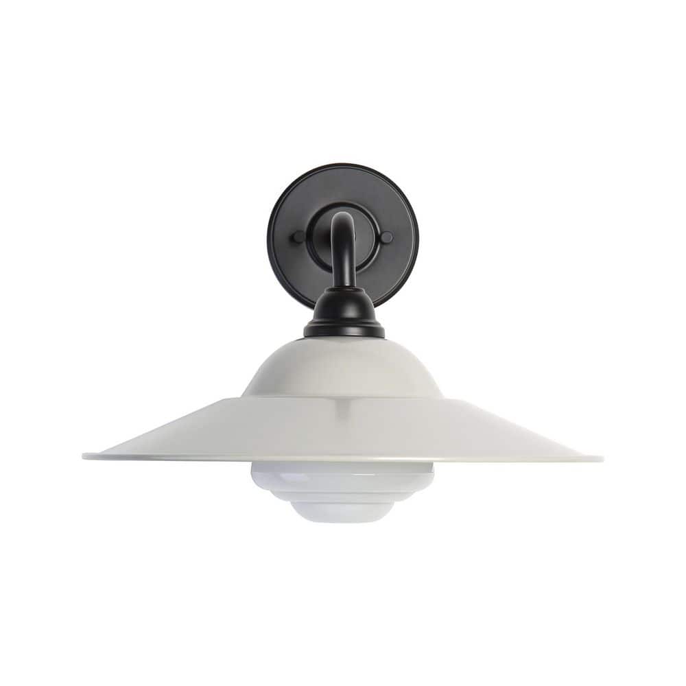 Croma 15 in. Matte Black Outdoor Hardwired Wall Sconce with No Bulbs Included - Stu's Home Improvement Outlet