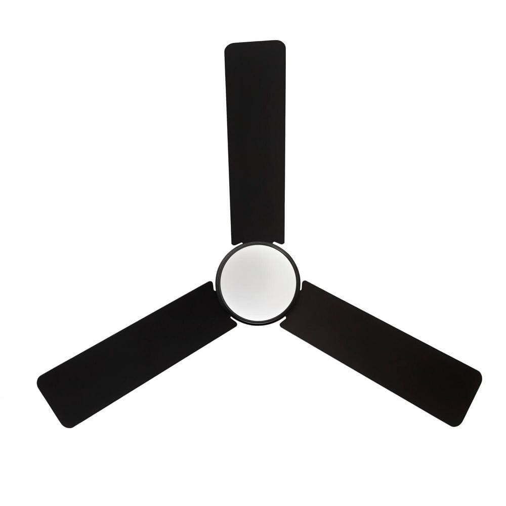 Castlegate 44 in. Indoor Integrated LED Matte Black Ceiling Fan with 3 Reversible Blades, Light Kit and Remote Control - Stu's Home Improvement Outlet