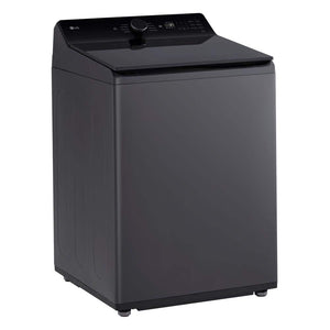 LG 5.3 cu. ft. SMART Top Load Washer in Matte Black with Agitator, Easy Unload and TurboWash3D Technology (WT8405CB) - Stu's Home Improvement Outlet