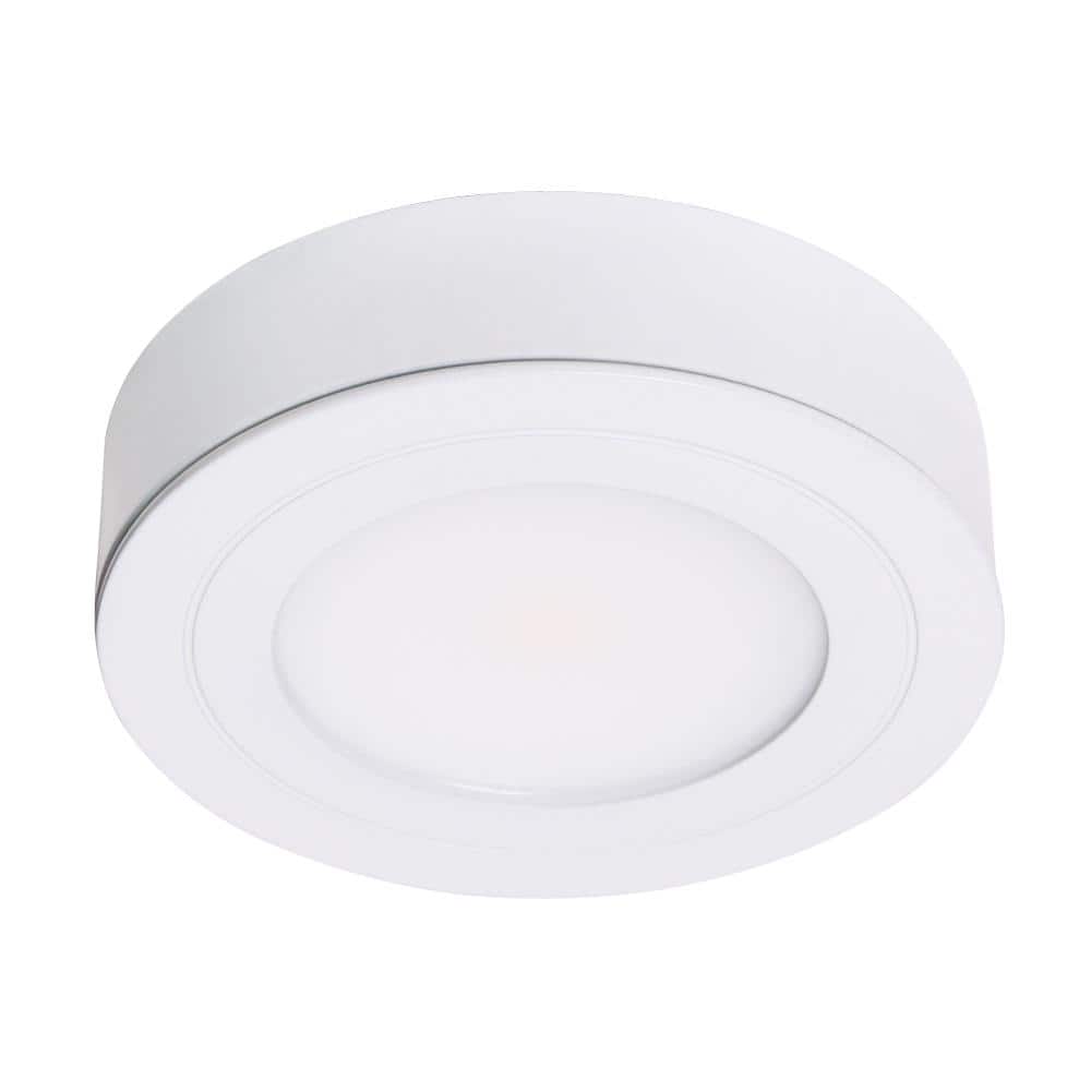 Armacost Lighting PureVue Dimmable Soft White LED Puck Light Matte White Finish - Stu's Home Improvement Outlet