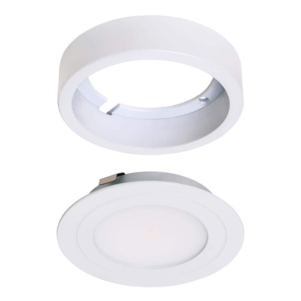 Armacost Lighting PureVue Dimmable Soft White LED Puck Light Matte White Finish - Stu's Home Improvement Outlet