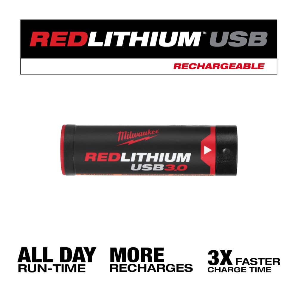 REDLITHIUM Lithium - Ion Rechargeable USB 3.0 AH Battery - Stu's Home Improvement Outlet
