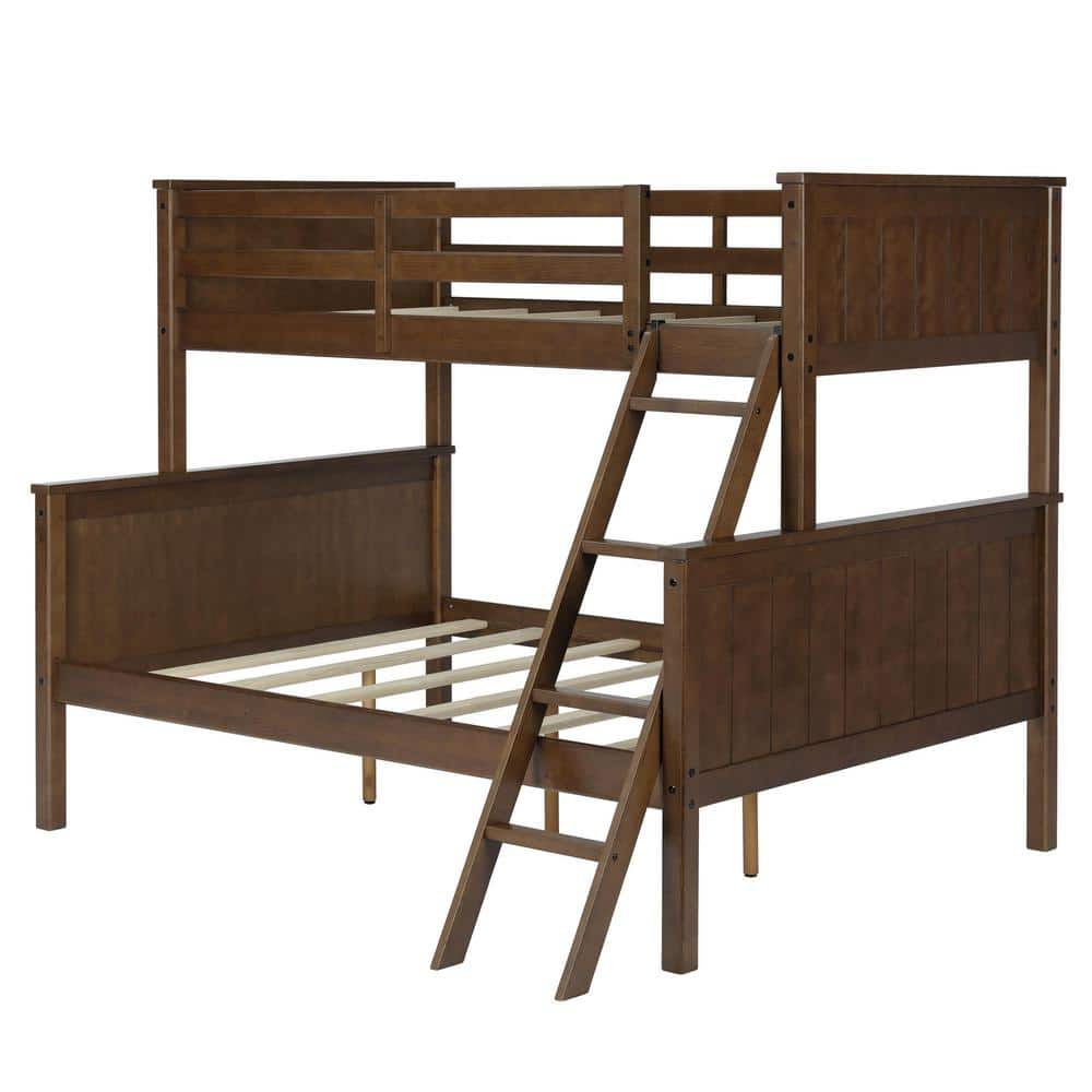 Maxton Mocha Twin Over Full Bunk Bed