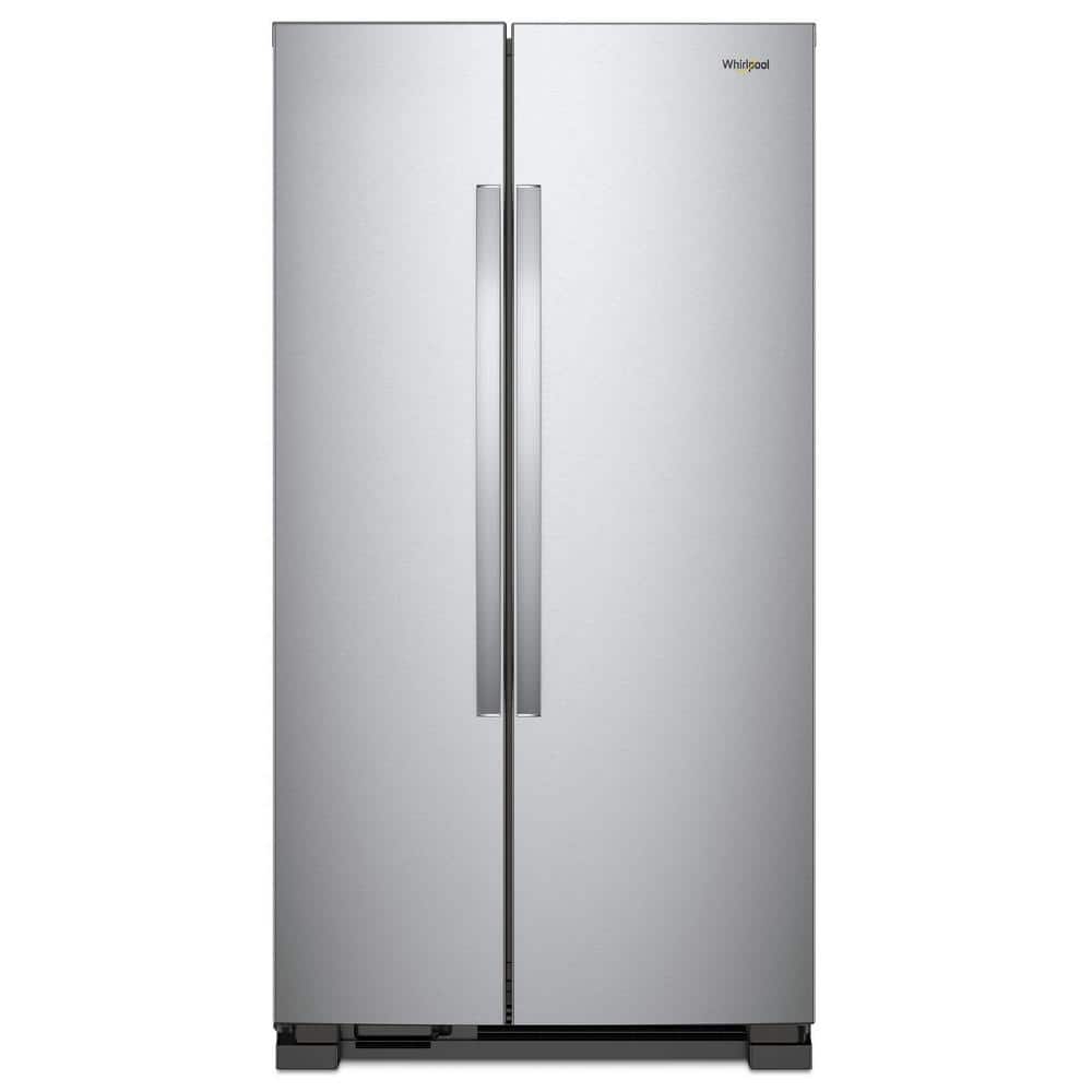 25 cu. ft. Side by Side Refrigerator in Monochromatic Stainless Steel (WRS315SNHM)