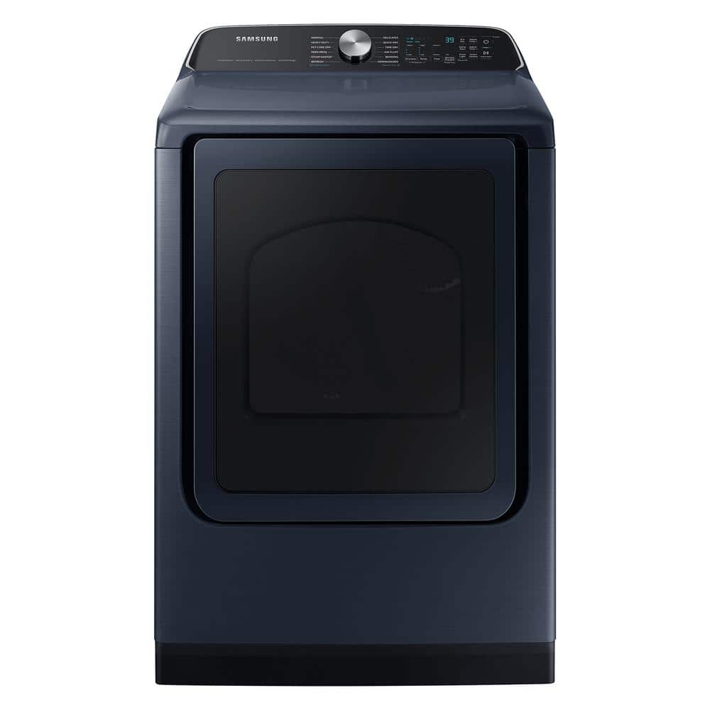 7.4 cu. ft. Smart Vented Gas Dryer with Pet Care Dry and Steam Sanitize+ in Brushed Navy blue (DVG54CG7150D)