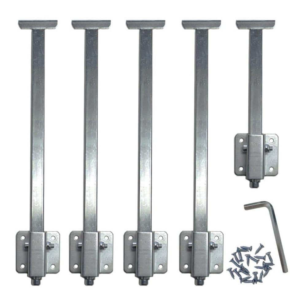 Undermount Sink Repair Kit with 4-Pack 12.5 in. H x 2 in. W and 1-Pack 7.5 in. H x 2.1 in. W Undermount Sink Brackets