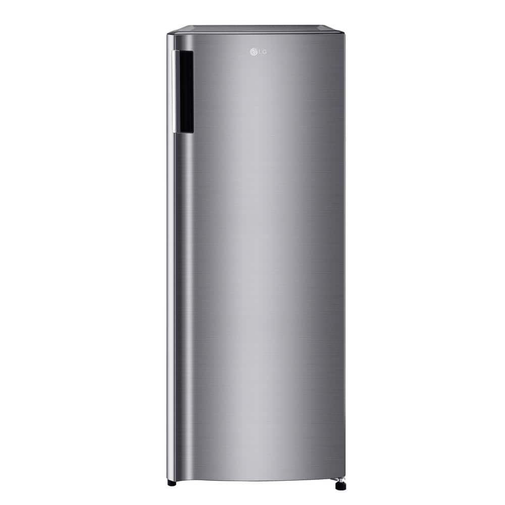 20.63 in. W. 6 cu. ft. Single Door Top Freezer Refrigerator with Inverter Compressor & Pocket Handle in Platinum Silver