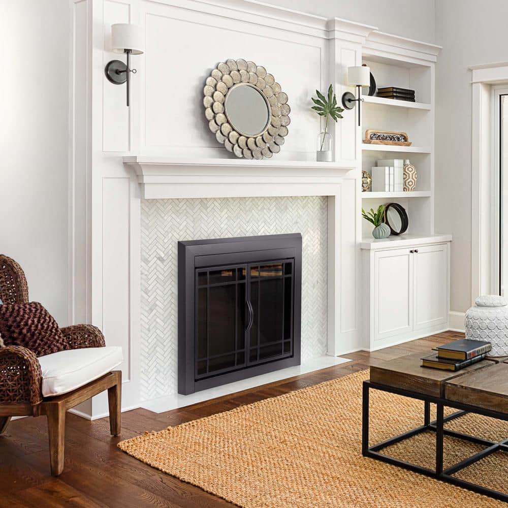 Easton Medium Glass Fireplace Doors - Stu's Home Improvement Outlet
