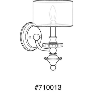 March Collection 1 - Light Polished Nickel Wall Sconce - Stu's Home Improvement Outlet