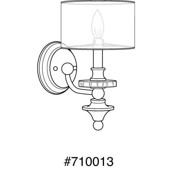 March Collection 1 - Light Polished Nickel Wall Sconce - Stu's Home Improvement Outlet