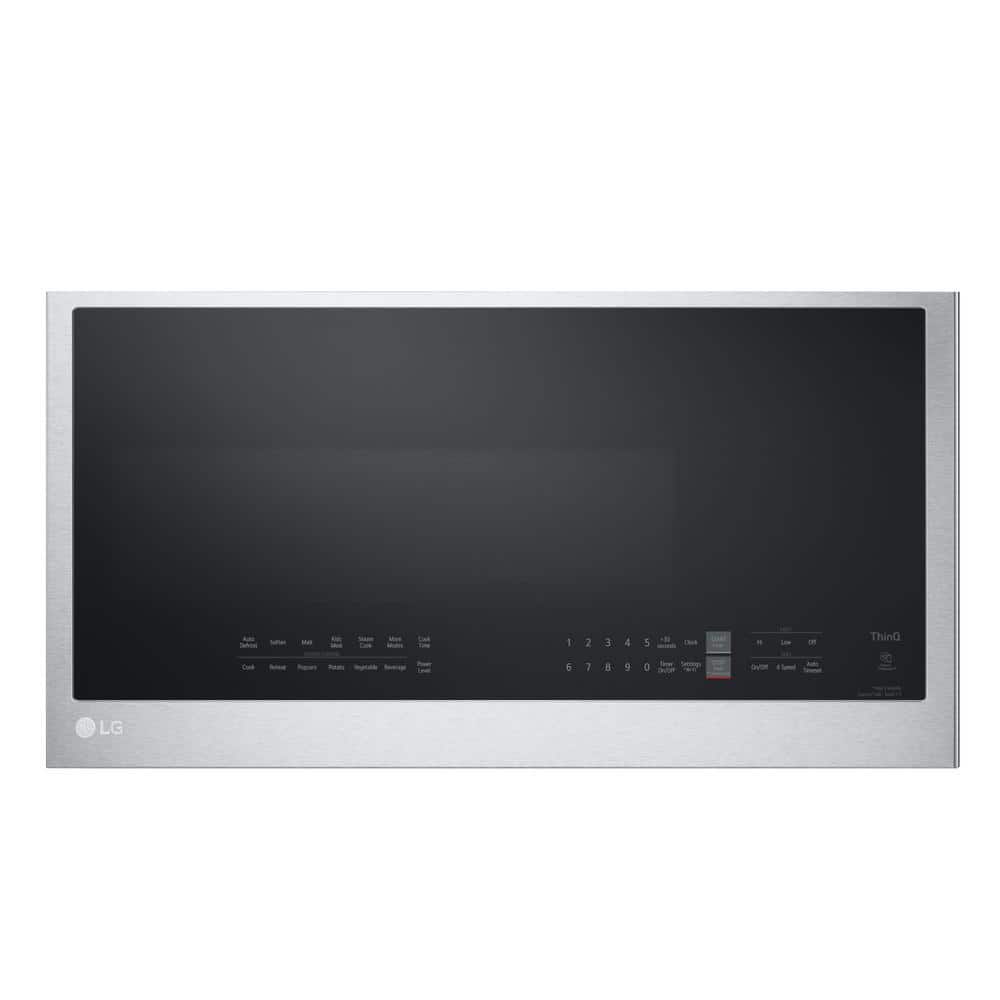 Smart 30 in. W 2 cu. ft. Over the Range Microwave with EasyClean 1,050-Watt in PrintProof Stainless Steel (MVEL2033F)