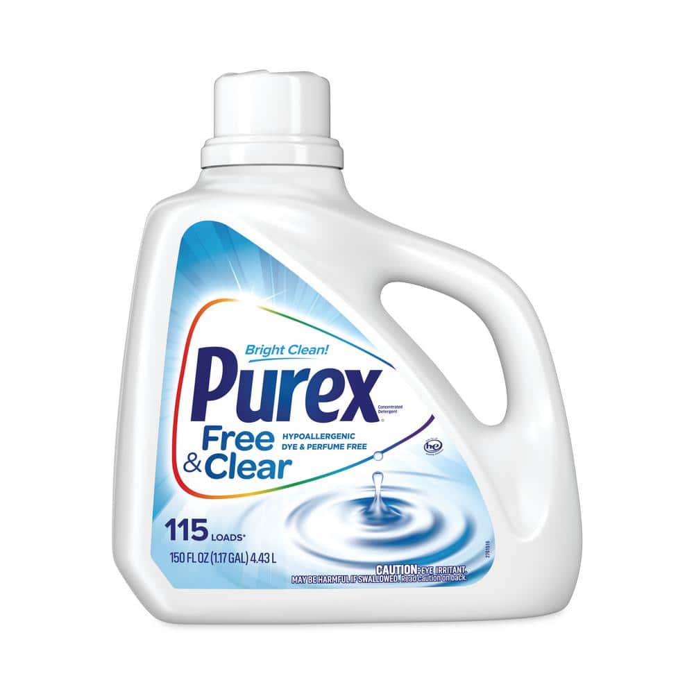 Purex 150 oz. Unscented Free and Clear Liquid Laundry Detergent, Bottle - Stu's Home Improvement Outlet