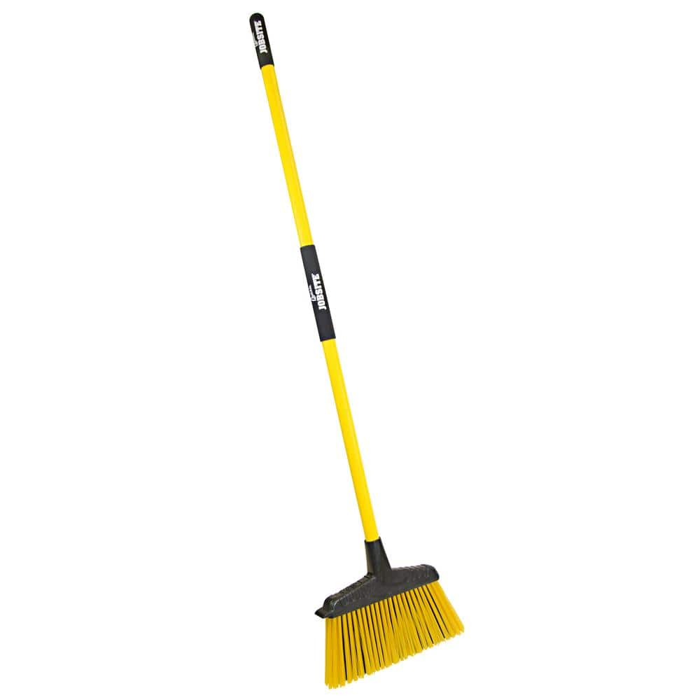 Jobsite Multi-Surface Fiberglass Handle Angle Broom