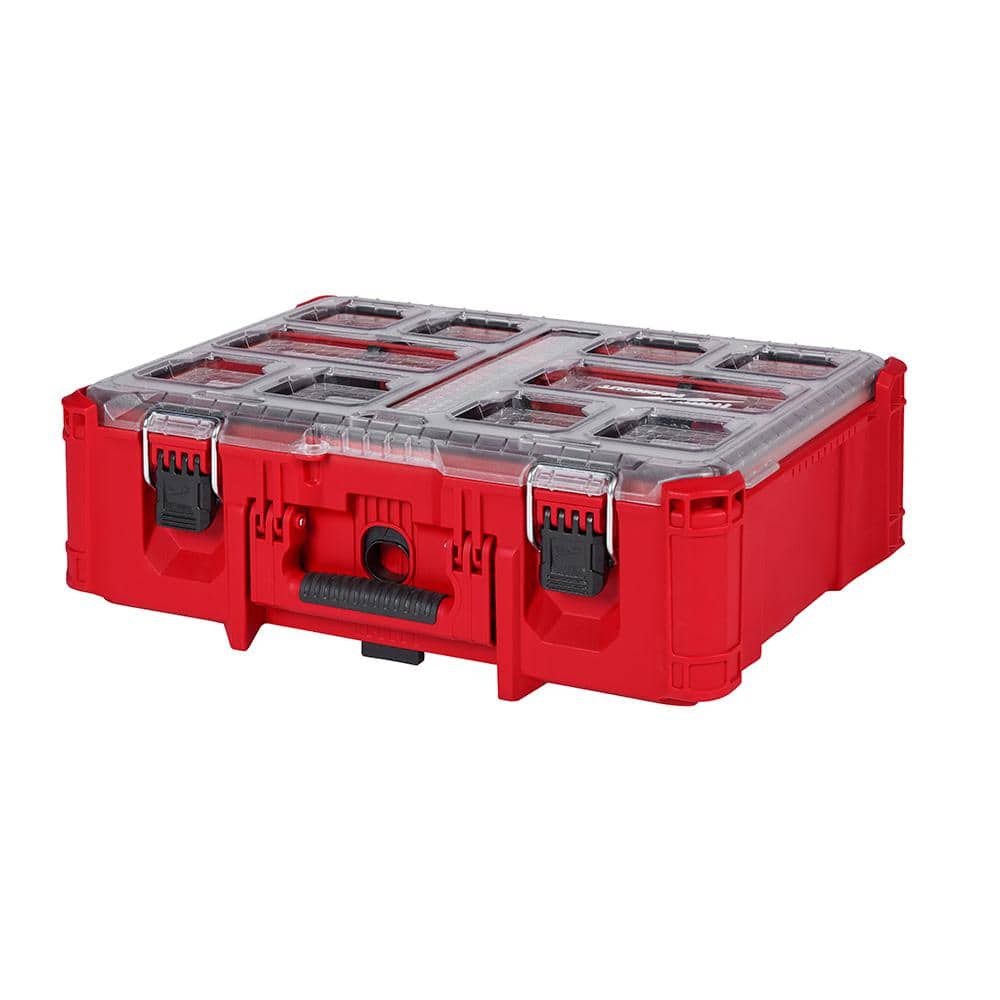 PACKOUT 20 in. Deep Small Parts Organizer with 6 Compartments and Quick Adjust Dividers - Stu's Home Improvement Outlet