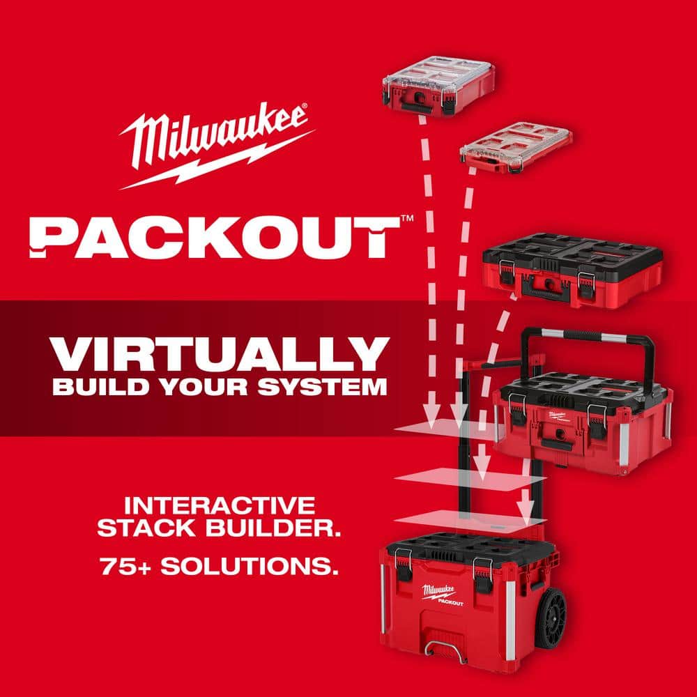 PACKOUT 22 in. Modular 4 - Drawer Tool Box with Metal Reinforced Corners and 50 lbs. Capacity - Stu's Home Improvement Outlet