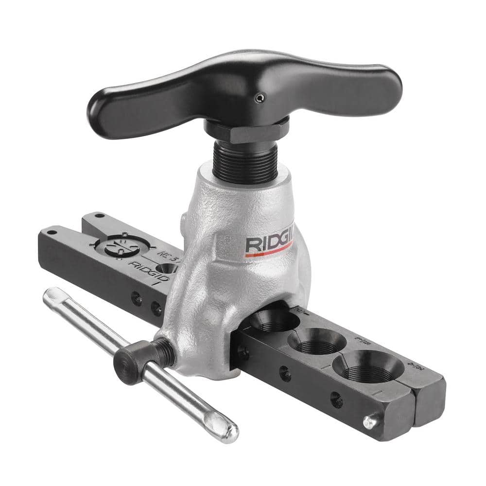 3/16 in. to 3/4 in. Model 377 Heavy-Duty Manual 37 Degree Flaring Tool for Copper, Brass, Aluminum, Steel Pipe & Tubing