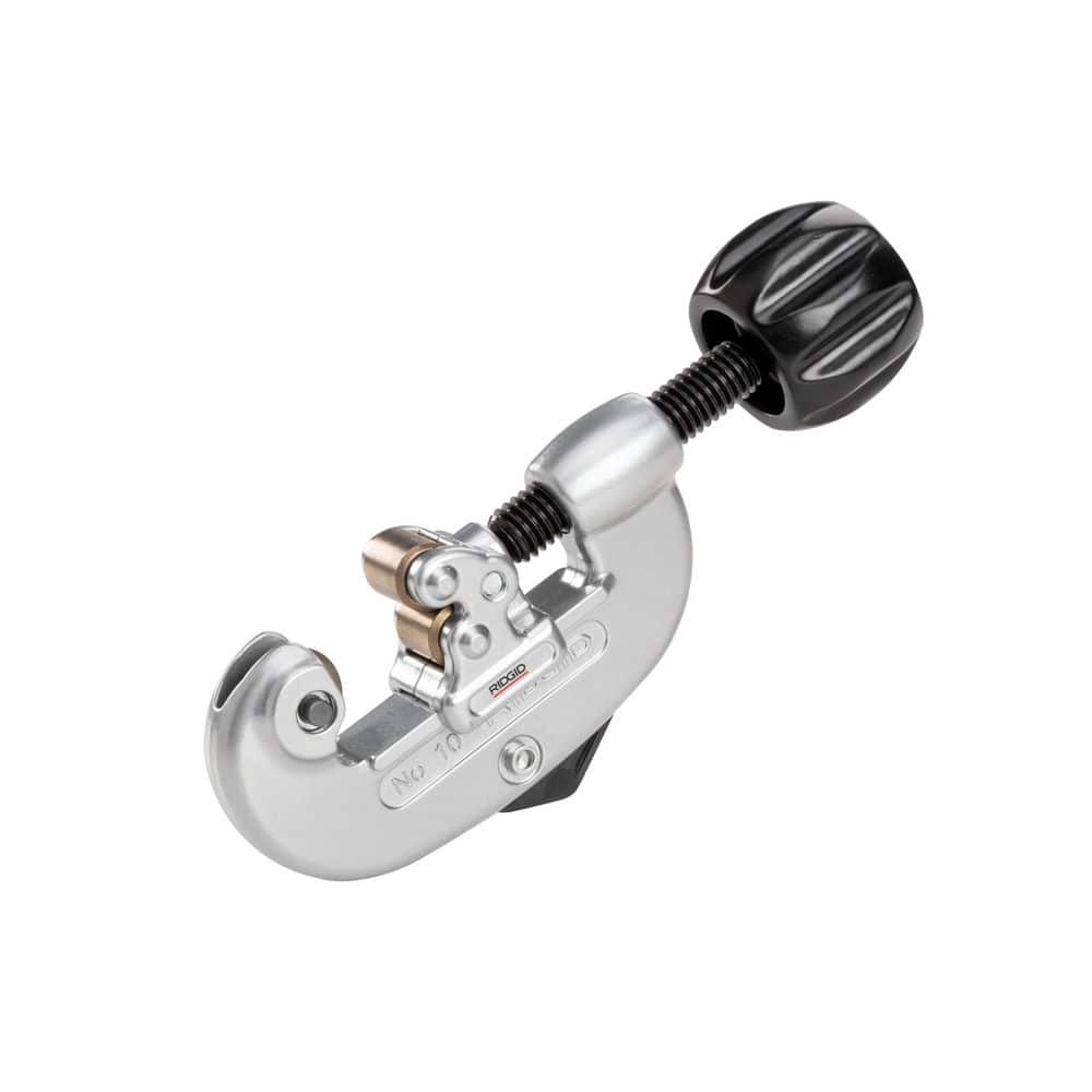1/8 in. to 1 in. Model #10 Screw Feed Copper Pipe and Aluminum Tubing Cutter with Fold Away Reamer and Spare Wheel