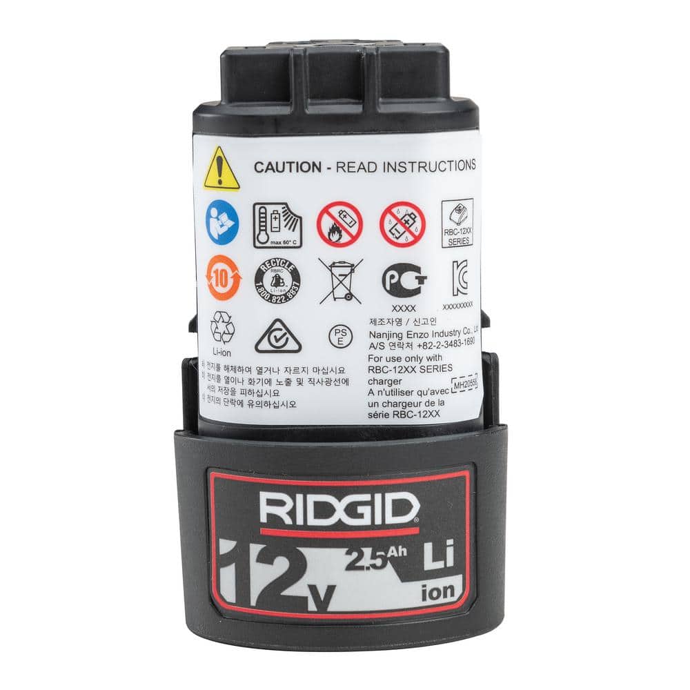 12-Volt 2.5 Amp Advanced Lithium-Ion Rechargeable Battery for RP 115, RP 250, RP 251 and PEX-One Press Tools