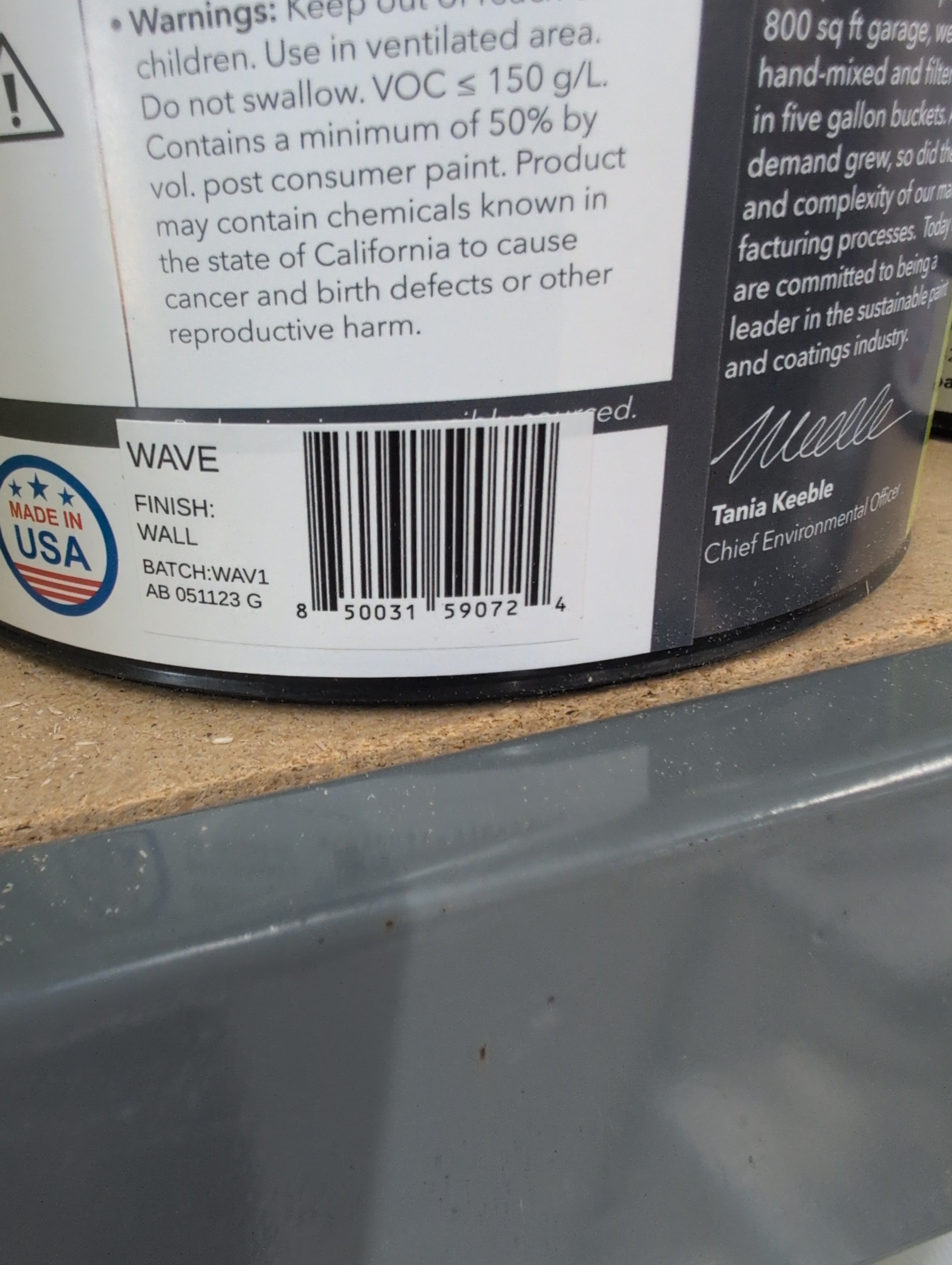 Recolor Interior Paint 1 gal