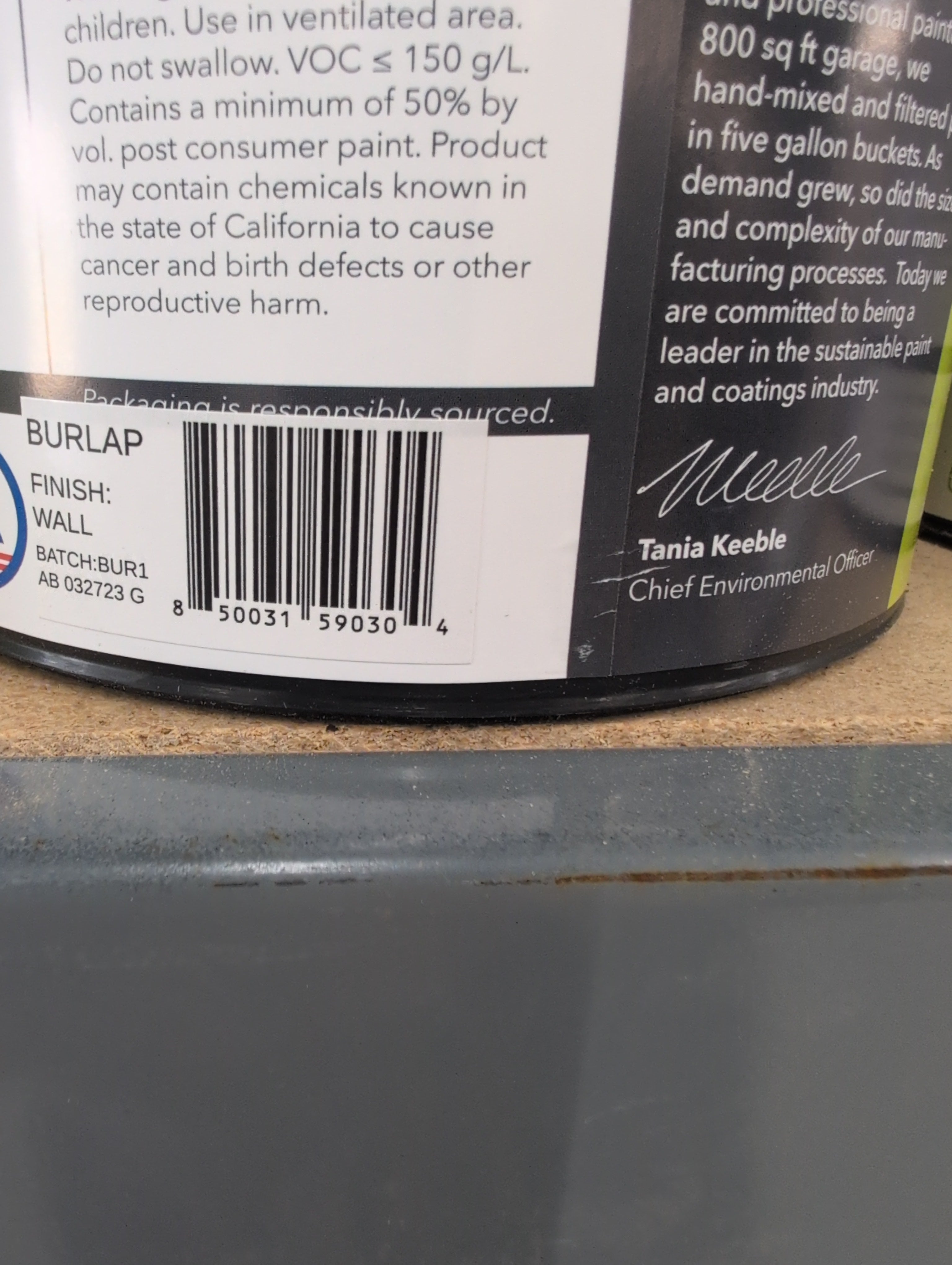 Recolor Interior Paint 1 gal