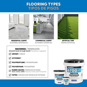 Creamy Tan 4 Gal. Indoor/Outdoor Carpet and Artificial Grass Adhesive - Stu's Home Improvement Outlet
