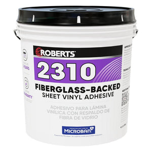 4 Gal. (16 qt.) 24 Hour Dry Time Fiberglass - Backed Sheet Vinyl Floor Adhesive in Beige - Stu's Home Improvement Outlet