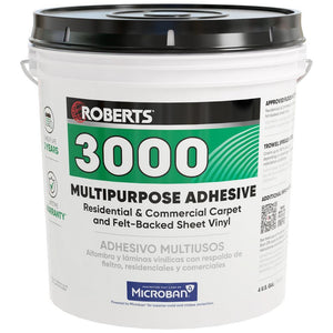 4 Gal. (16 qt.) 24 Hour Dry Time Multipurpose Carpet and Felt - Backed Sheet Vinyl Floor Adhesive in Beige - Stu's Home Improvement Outlet