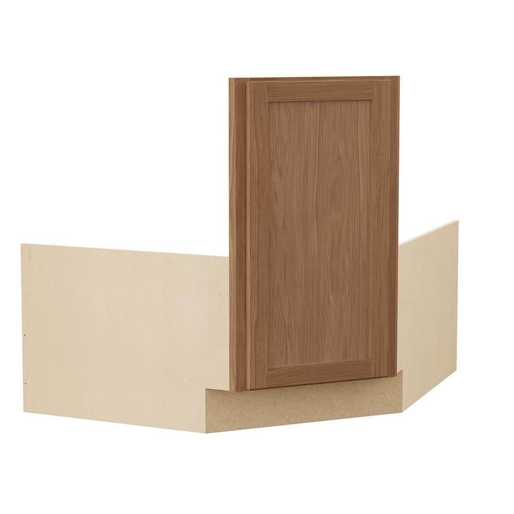 Sinclair 36 in. W x 24 in. D x 34.5 in. H Assembled Sink Base Cabinet in Shaker Saddle Oak - Stu's Home Improvement Outlet