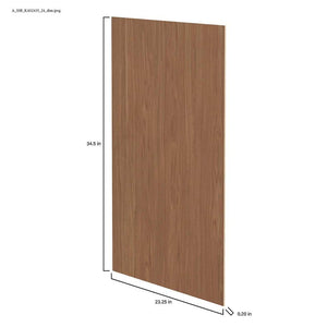 Sinclair 23.25 in. W x 0.19 in. D x 34.5 in. H Base Flush End Panel in Shaker Saddle Oak - Stu's Home Improvement Outlet