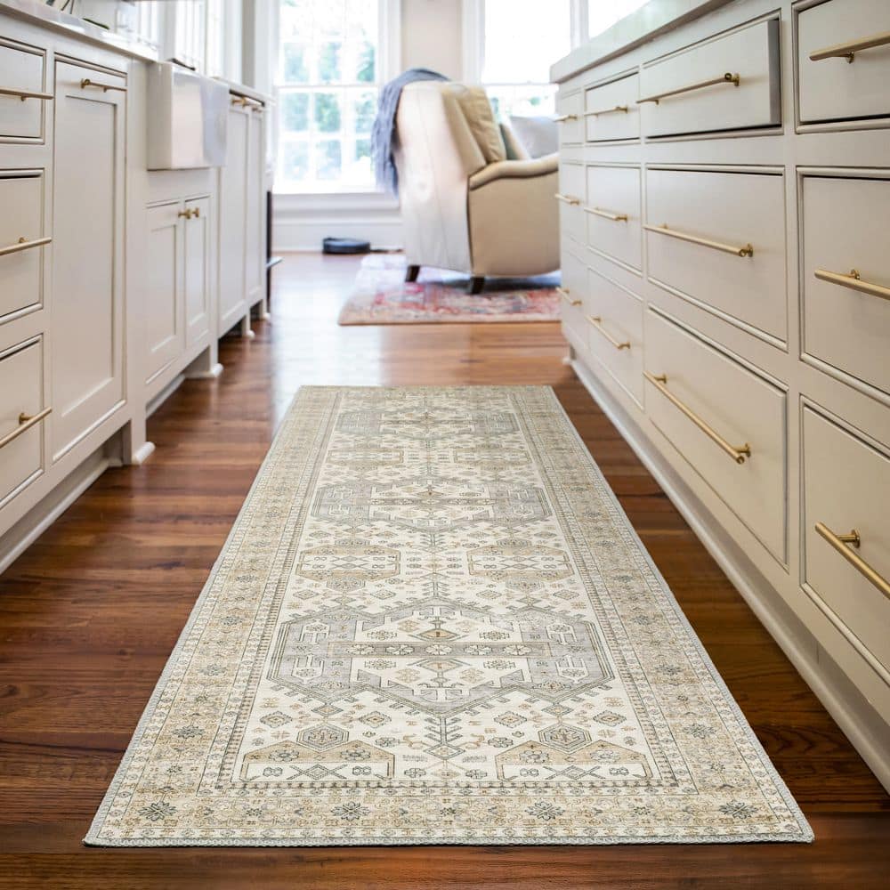 Posh 2 ft. x 7 ft. Indoor Machine Washable Runner Rug