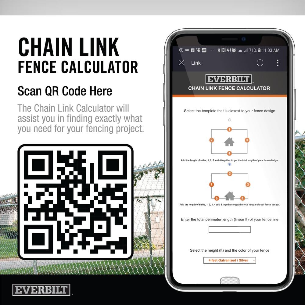 2.38 in. Dia x 6 ft. Galvanized Steel Chain Link Fence Corner Post