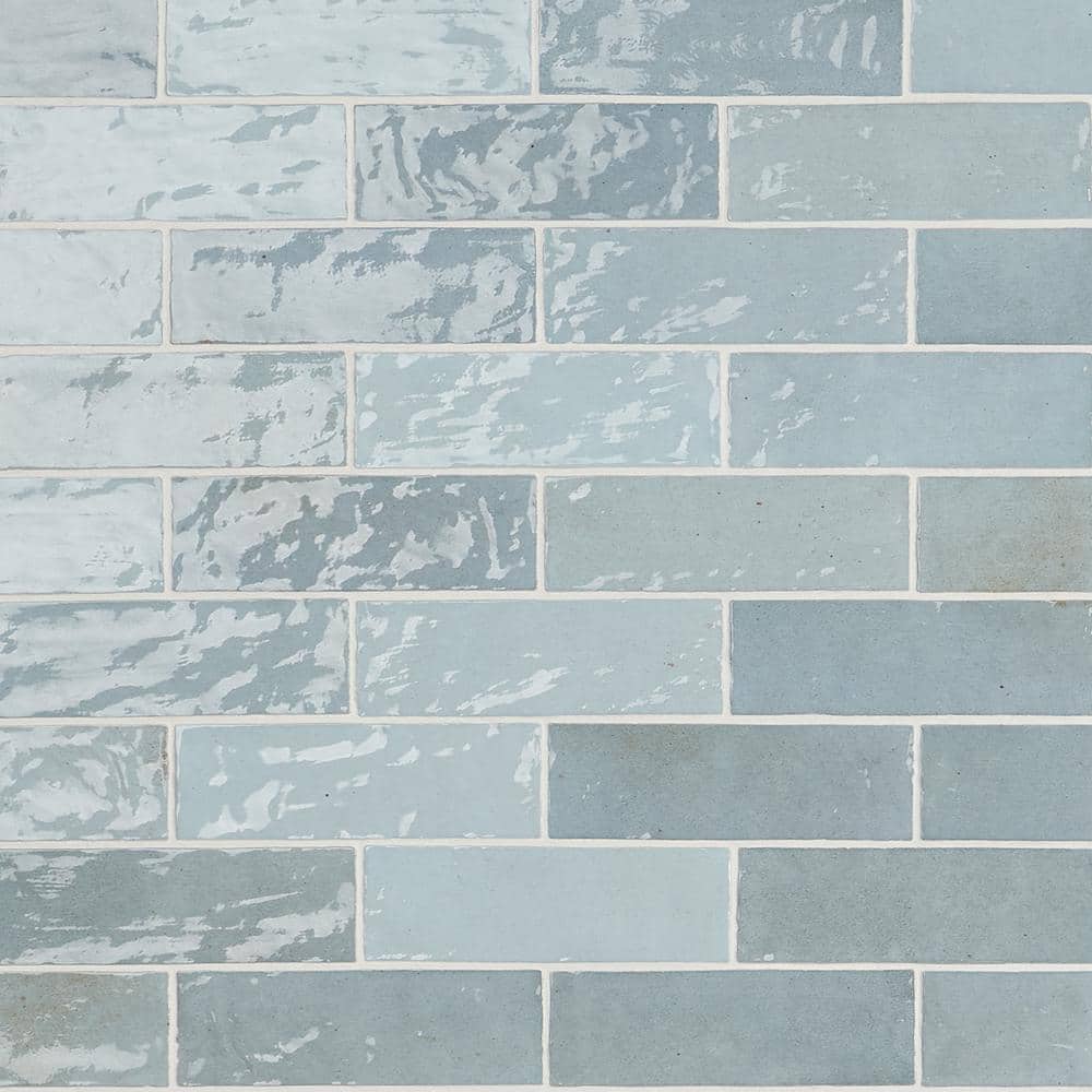Ivy Hill Tile Kingston Sky Blue 3 in. x 8 in. Glazed Ceramic Wall Tile (5.38 sq. ft./case) - Stu's Home Improvement Outlet