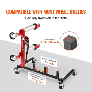 Car Dolly Rack, Storage Rack with 360° Rotatable Wheels, Hydraulic Ratchet Trolley Jack Stand Organizer, Jack Stands - Stu's Home Improvement Outlet