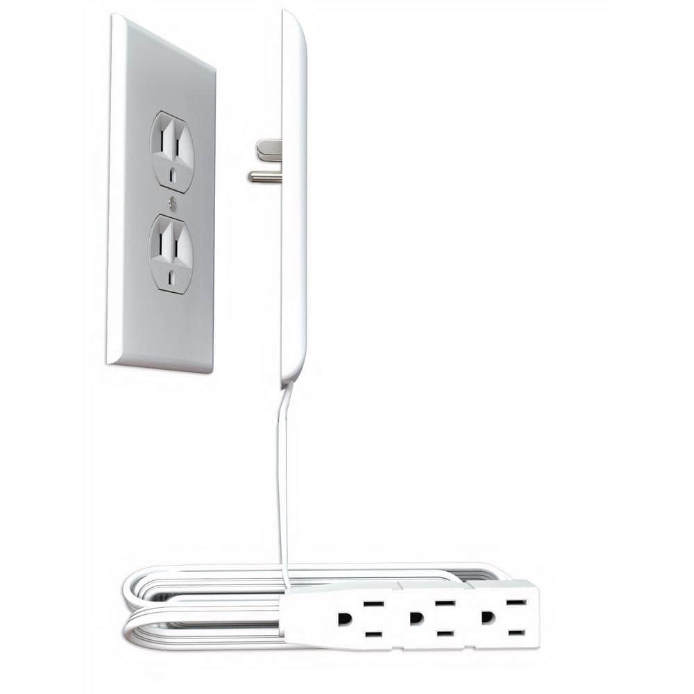 8 ft. 3 - Outlet Cord and Plug Concealer with Cord Management Kit - Stu's Home Improvement Outlet
