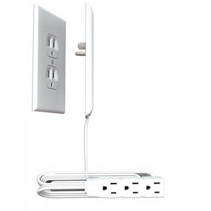8 ft. 3 - Outlet Cord and Plug Concealer with Cord Management Kit - Stu's Home Improvement Outlet