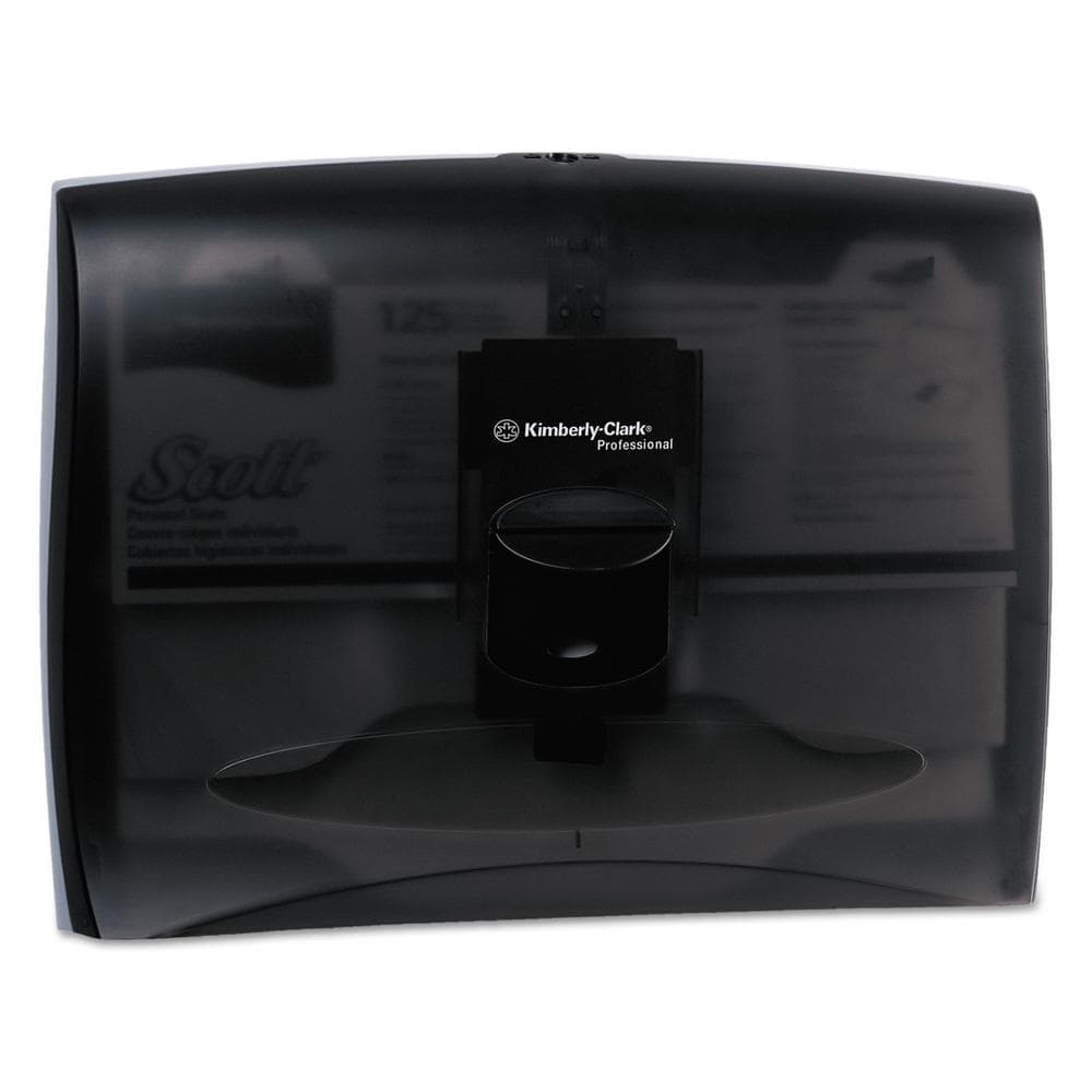 17 - 1/2 in. x 3 - 1/4 in. x 13 - 1/4 in. In - Sight Plastic Toilet Seat Cover Dispenser in Smoke/Gray - Stu's Home Improvement Outlet