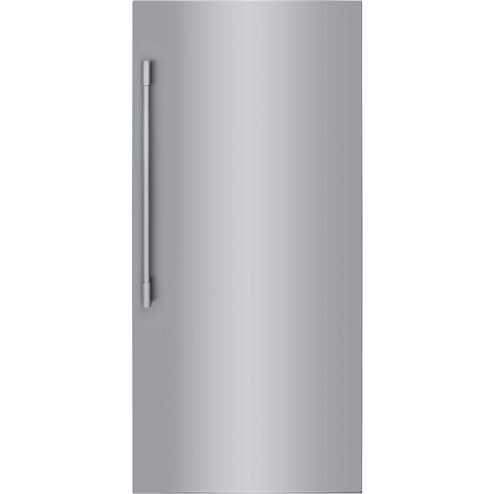 Professional 19 cu. ft. Single Door Freezerless Refrigerator in Stainless Steel