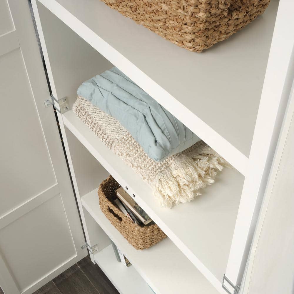 Unbranded HomeVisions Soft White Storage Cabinet - Stu's Home Improvement Outlet