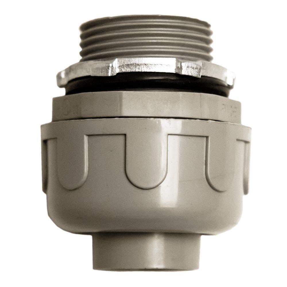 3/4 in. Liquidtight NM Straight PVC Conduit Fitting Connector - Stu's Home Improvement Outlet