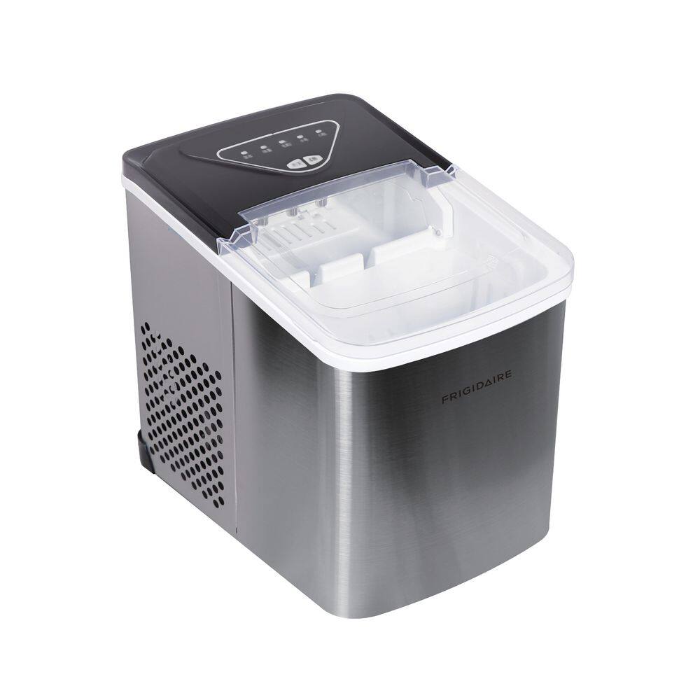Frigidaire 9.4 in 26 lbs. Bullet Countertop Ice Maker in Stainless Steel - Stu's Home Improvement Outlet