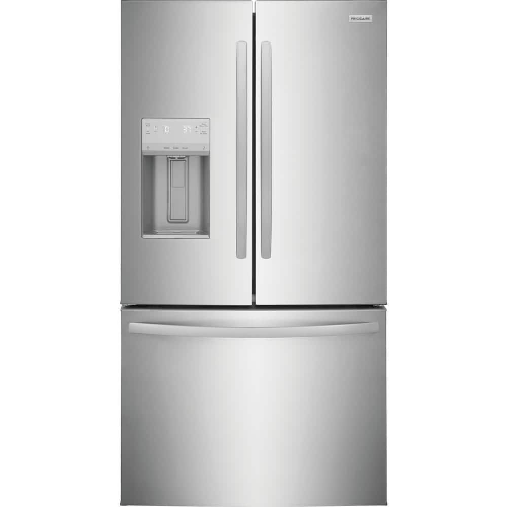 AS-IS: Frigidaire 27.8 Cu. Ft. French Door Refrigerator in Stainless Steel