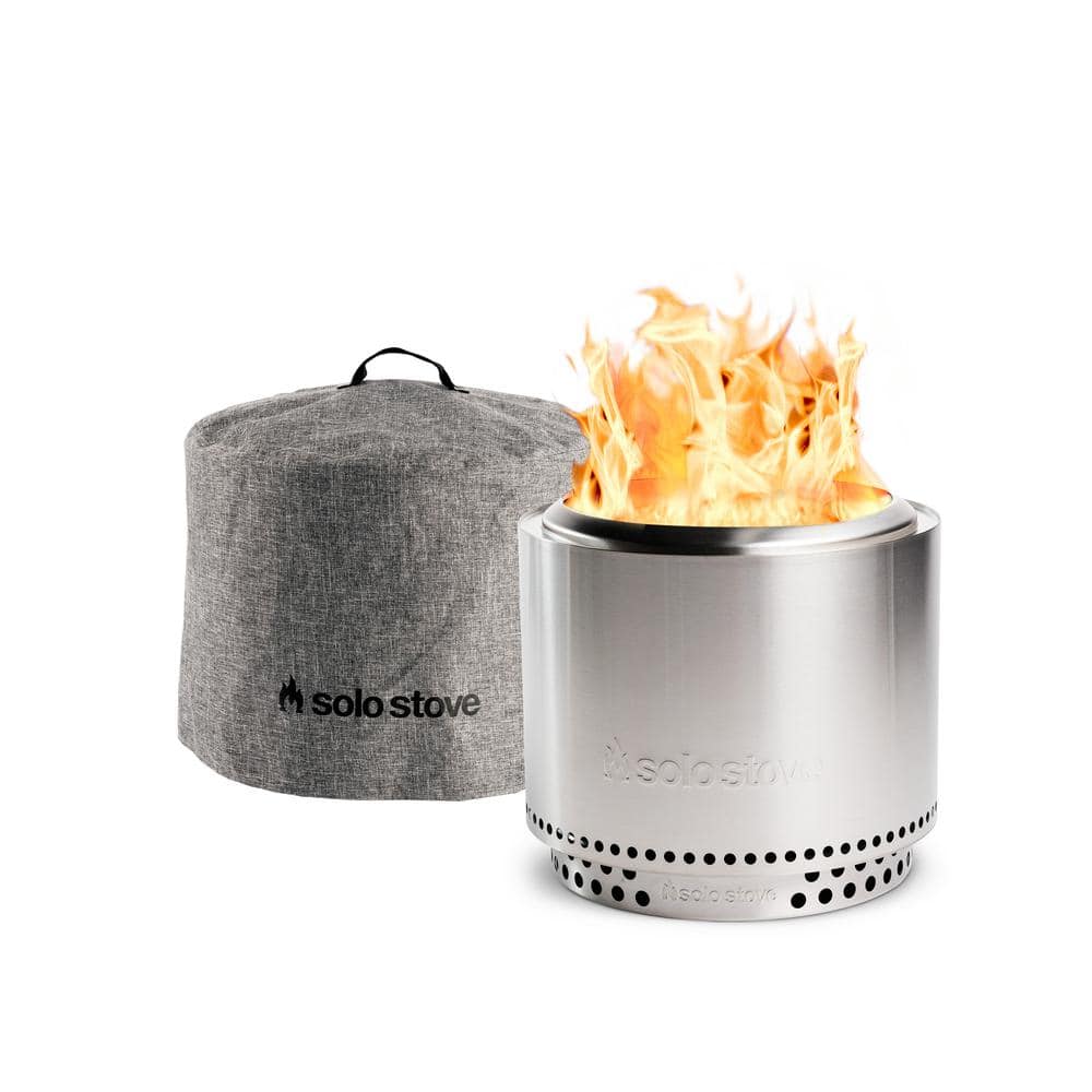 Bonfire, Stand & Shelter 2.0 Bundle 19.5 in. x 19.5 in. x 17.5 in. Outdoor Stainless Steel Wood Burning Fire Pit - Stu's Home Improvement Outlet