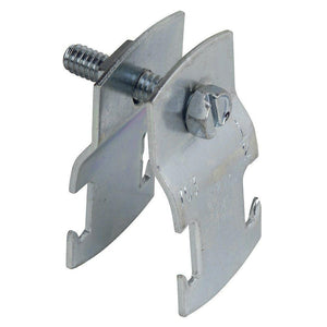3/4 in. Strut Fitting Universal Strut Pipe Clamp - Silver Galvanized - Stu's Home Improvement Outlet