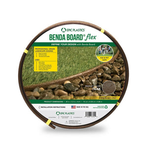 .30 in. x 3.3 in. x 192 in. Bend - A - Board Flex Teak Edging Pack - Stu's Home Improvement Outlet