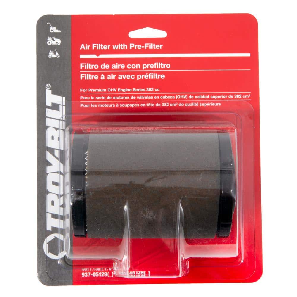 Original Equipment Air Filter for 382cc and 439cc Premium OHV Engines with Pre-Filter Included OE# 737-05129