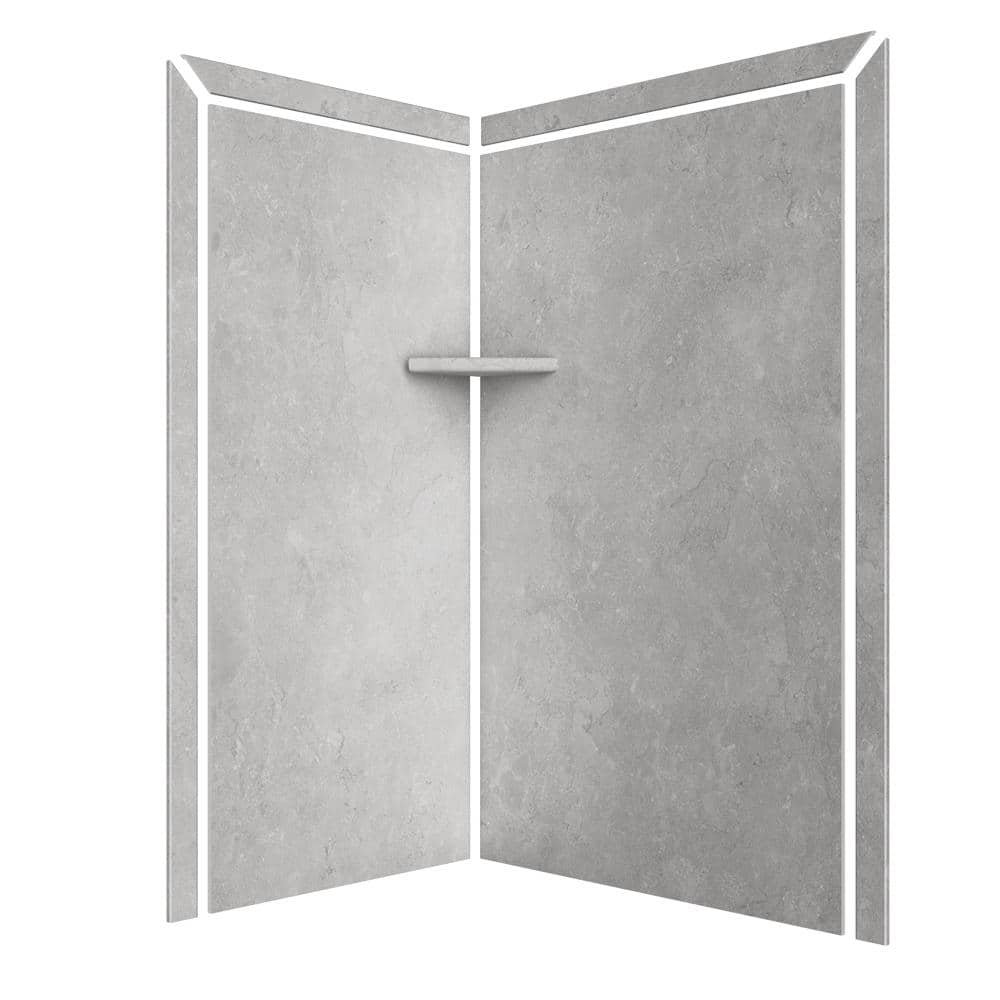 Elegance 48x80x36 Shower Wall, Tundra