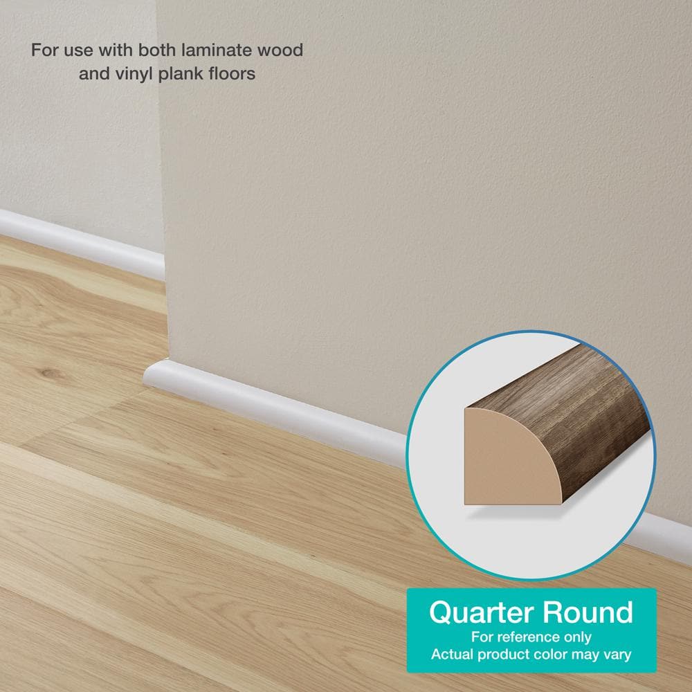 Twilight 0.62 in. T x 0.75 in. W x 94.5 in. L Quarter Round Molding - Stu's Home Improvement Outlet