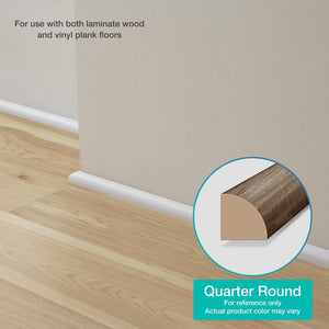 Twilight 0.62 in. T x 0.75 in. W x 94.5 in. L Quarter Round Molding - Stu's Home Improvement Outlet