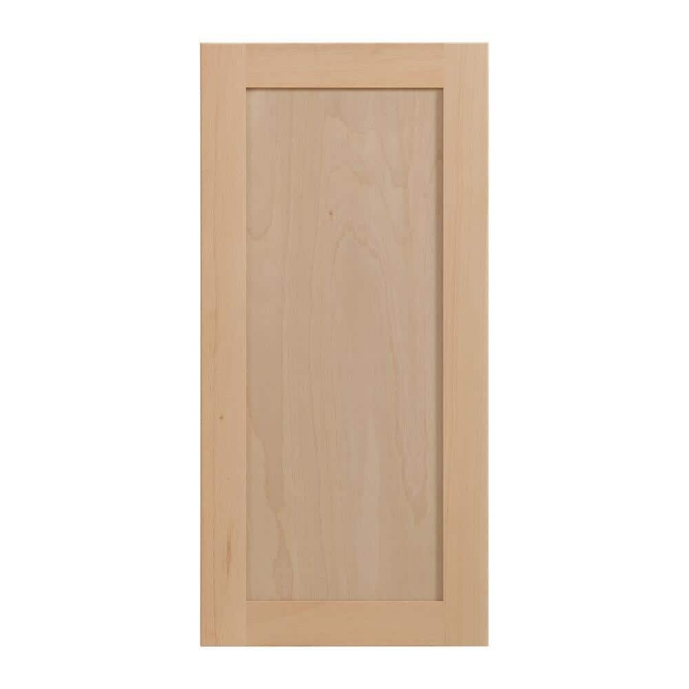 15 in. W x 30 in. H Wall Cabinet Decorative End Panel in Unfinished for CLICKREADY Technology